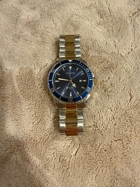 Eclipse Blue Dial Two-Tone Bracelet Watch